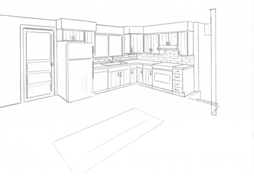 Kitchen Sketch 1